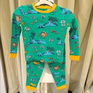 Tucker + Tate - Green Dinosaur Adventure Pajama Set - Size: 4T
